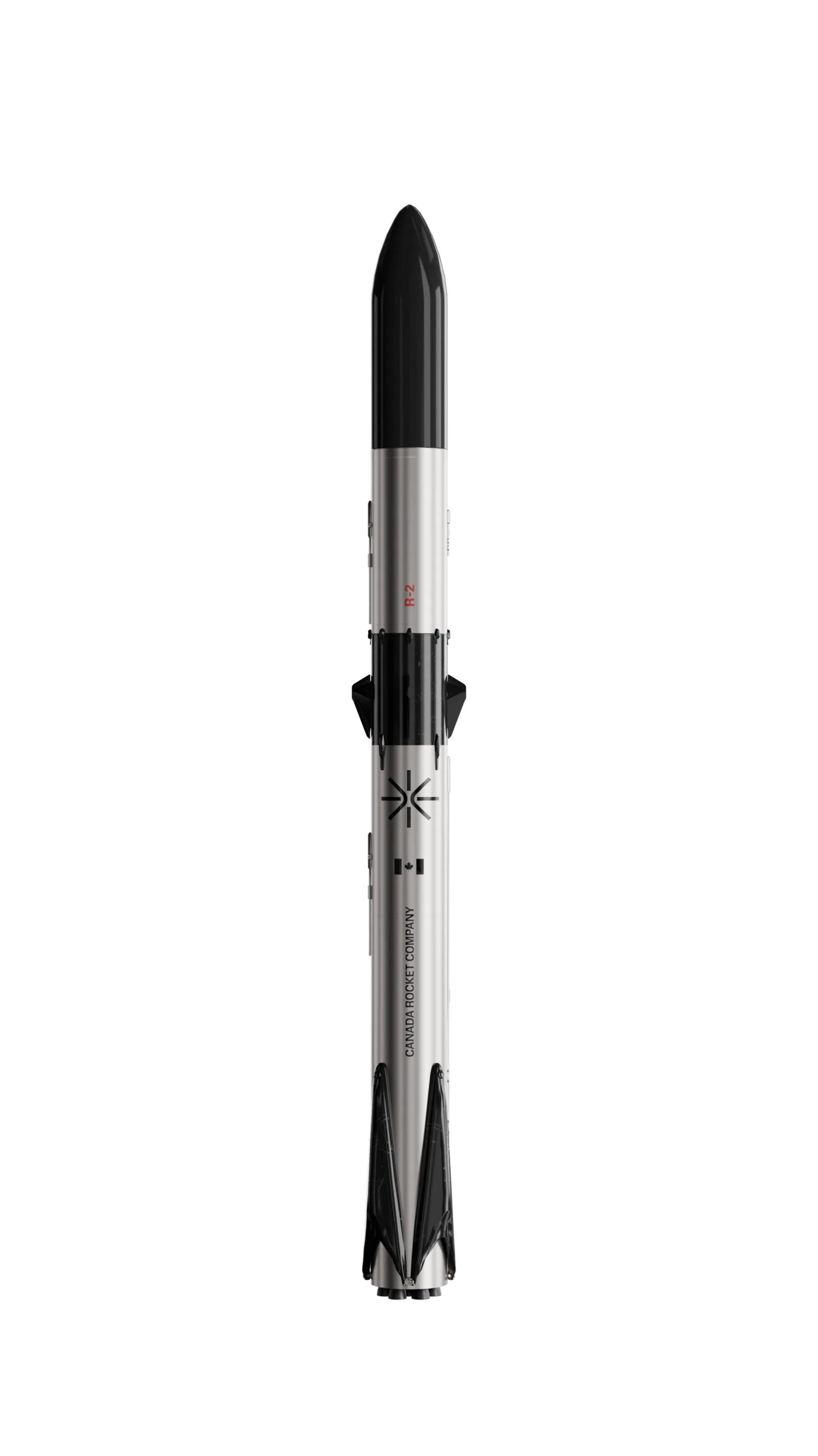 Rendering of the Canada Rocket Company R-2 rocket