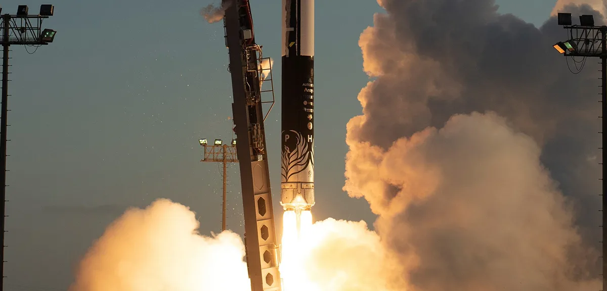 Firefly Alpha rocket lifting off on its first launch