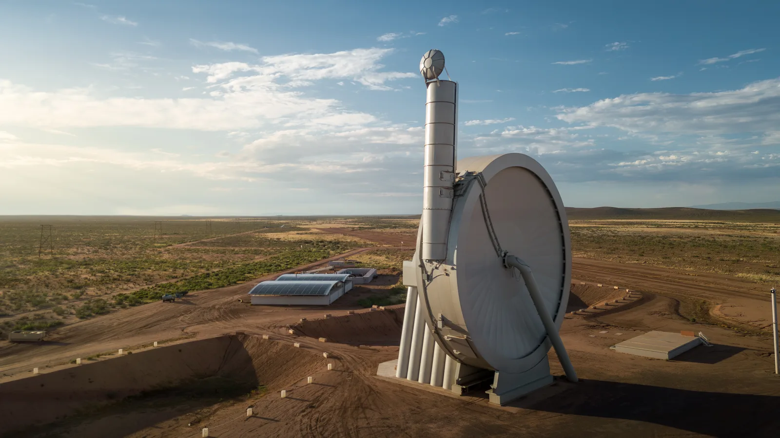 SpinLaunch Suborbital Accelerator test facility at Spaceport America, New Mexico